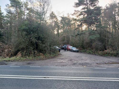 Entrance to Parking Location